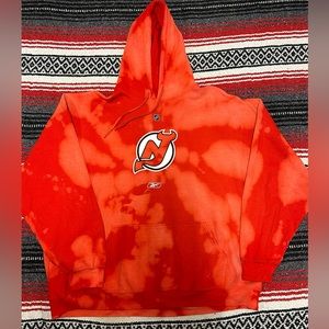 Y2K New Jersey Devils NHL Hockey Hoodie